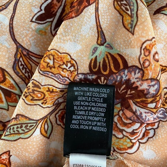 Torrid Lexie Top Floral Chiffon Multicolored Short Sleeve HI Low NWT Women's 2X - Picture 9 of 10